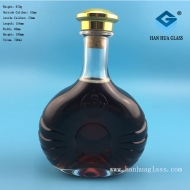 700ml export vodka whiskey glass bottle