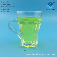 150ml glass with a handle for juice drinks