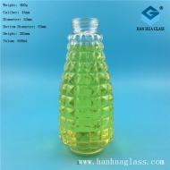 650ml bird drinking glass bottle