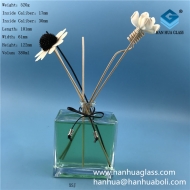 380ml rectangular glass aromatherapy split bottle