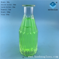 470ml vertical glass wine bottle