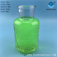 600ml rose glass vase