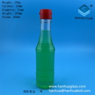 Wholesale price of 200ml glass sesame oil bottle
