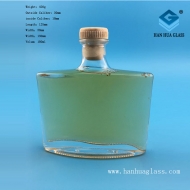 180ml Small Mouth Rectangular Glass Aromatherapy Diffuser Bottle