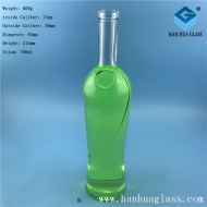 700ml export glass wine split bottle