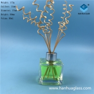 80ml small mouth square glass aromatherapy split bottle