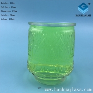 Wholesale price of 150ml export glass candle jar