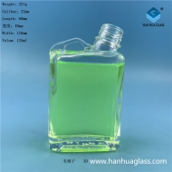 125ml crooked glass wine bottle