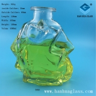 1000ml export process glass wine bottle