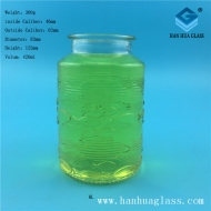 400ml export glass candle jar