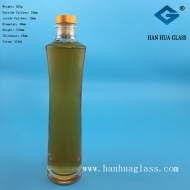 500ml Crystal White Glass Olive Oil Bottle