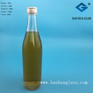500ml transparent glass white wine bottle