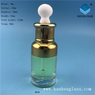 30ml rubber dropper essential oil packaging glass bottle