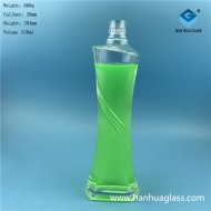 500ml crystal white material glass bottle