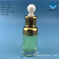 40ml rubber dropper essential oil glass dispensing bottle