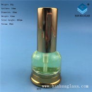 20ml plated gold cap spray perfume bottles