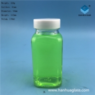 150ml rectangular glass pepper powder bottle