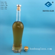550ml Crystal White Material Glass Grape Wine Bottle