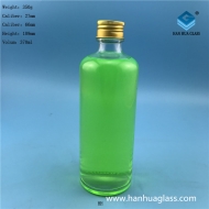 350ml cylindrical glass wine bottle