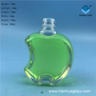 100ml flat apple glass small wine bottle