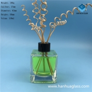 150ml square silk mouth aromatherapy glass bottle