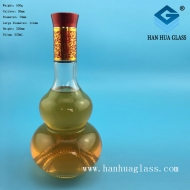 500ml gourd shaped glass wine bottle