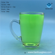 150ml glass cup with handle