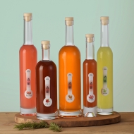 Glass bottling bottle for fruit wine