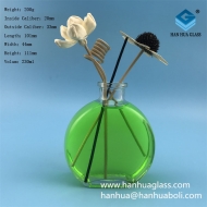 230ml flat round glass aromatherapy bottle