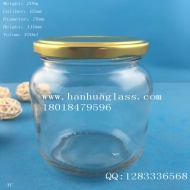 330ml jam glass bottle