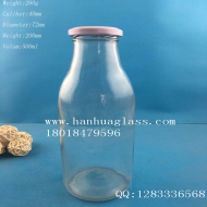 500ml milk glass bottle