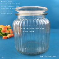 1000ml vertical glass sealed tank