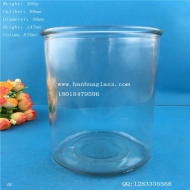 Wholesale 800ml straight glass candlestick