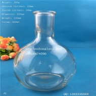 450ml round glass wine bottle