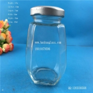 180ml glass bottle of six edged bean paste