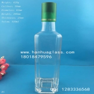 500ml rectangular glass olive oil bottle