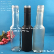 200ml spray glass wine bottle