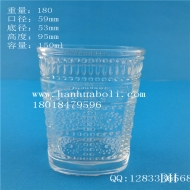 150ml square glass water cup