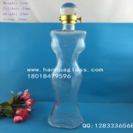 750ml craft glass wine bottle high-grade