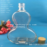 Wholesale of 250ml craft glass wine bottles