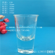 Wholesale of 30ml thick bottom glass wine glasses