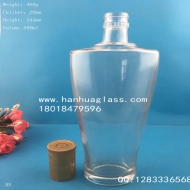 Wholesale 550ml glass wine bottles