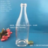 Wholesale 500ml crystal white glass wine bottles