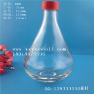 Wholesale of 750ml water droplet glass wine bottles