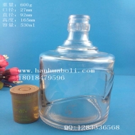 Wholesale 500ml transparent glass wine bottles