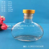 Hot selling 100ml transparent glass wine bottle
