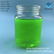 Export 370ml Mason Glass Juice Jar