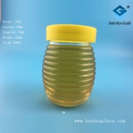 Manufacturer's direct sales of 300ml glass honey bottles