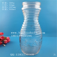 900ml glass milk bottle for export