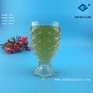 150ml fish tail shaped juice drink glass